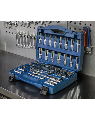 Socket Set 41pc 1/2"Sq Drive WallDrive® Metric