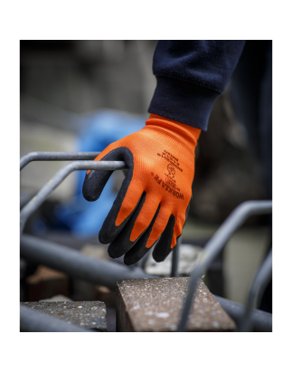 Gants en latex mousse Worksafe®, grand - paire