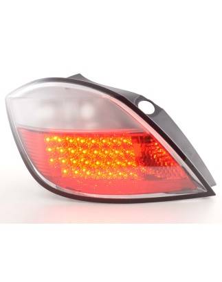 LED taillights set Opel Astra H 5-door 04- red / clear