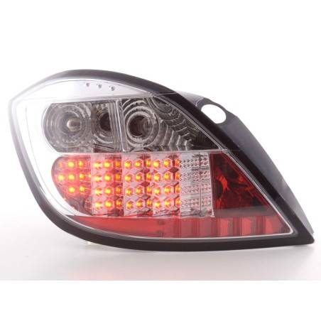 Kit feux arrières LED Opel Astra H 5 portes 04- chrome