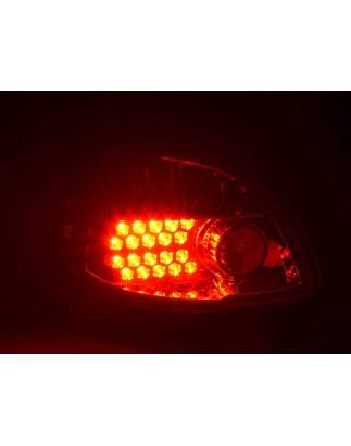 LED taillights set Peugeot 206 CC Cabrio 98-05 clear / red