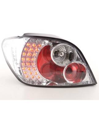 LED taillights set Peugeot 307 01-04 chrome