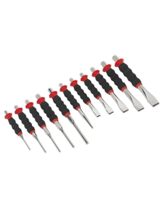 Sheathed Punch & Chisel Set 11pc