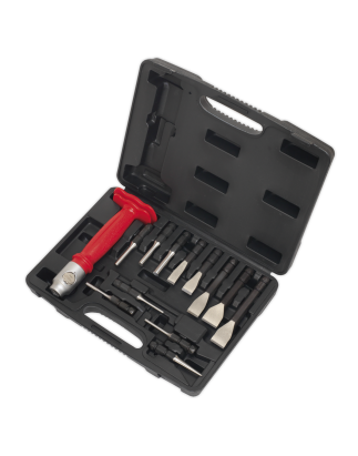 Interchangeable Punch & Chisel Set 13pc