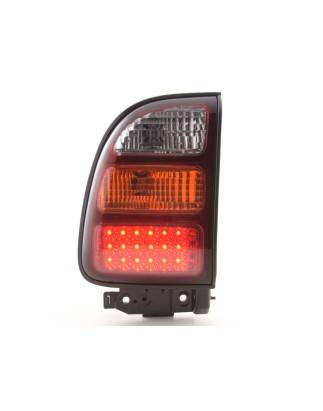 LED taillights set Toyota RAV4 98-00 clear / yellow / red