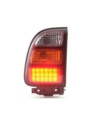 LED taillights set Toyota RAV4 98-00 clear / yellow / red