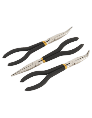 Needle Nose Pliers Set 3pc 280mm Ni-Fe Finish