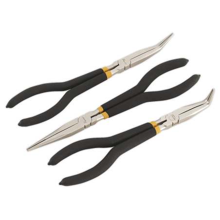 Needle Nose Pliers Set 3pc 280mm Ni-Fe Finish