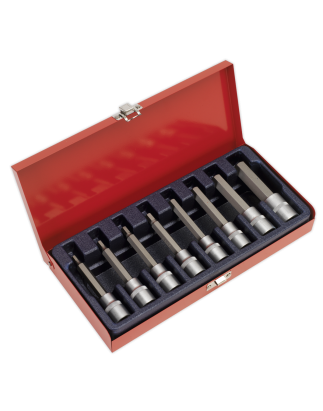 Hex Socket Bit Set 8pc 1/2"Sq Drive Metric