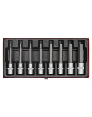 Hex Socket Bit Set 8pc 1/2"Sq Drive Metric