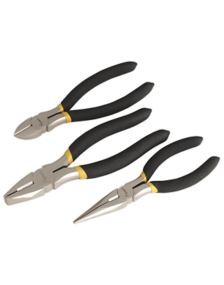 Pliers Set 3pc Ni-Fe Finish