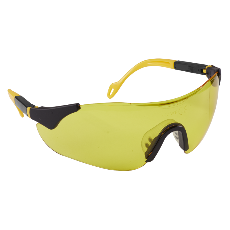 Lunettes de sécurité haute vision de style sport Worksafe® avec branches réglables