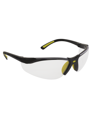 Lunettes de sécurité transparentes Worksafe® Zante Style avec branches flexibles