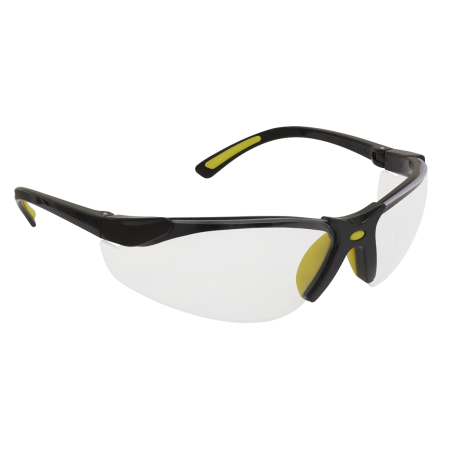 Lunettes de sécurité transparentes Worksafe® Zante Style avec branches flexibles