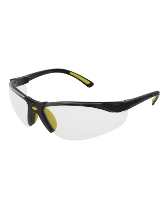 Lunettes de sécurité transparentes Worksafe® Zante Style avec branches flexibles