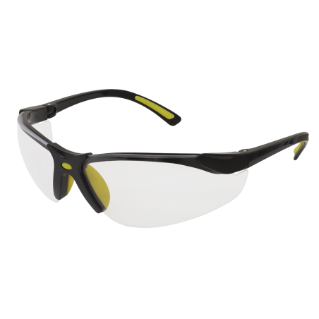 Lunettes de sécurité transparentes Worksafe® Zante Style avec branches flexibles