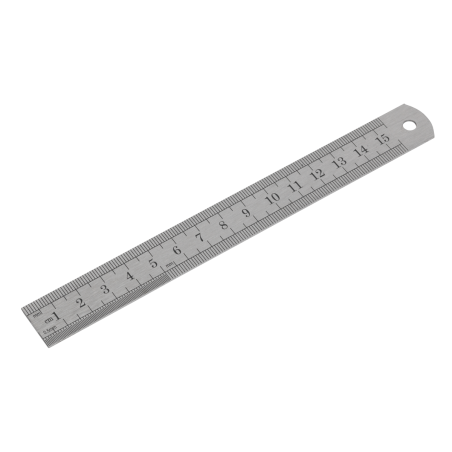 Stainless Steel Rule 6" (150mm)