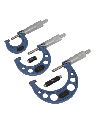 Metric Micrometer Set 3pc