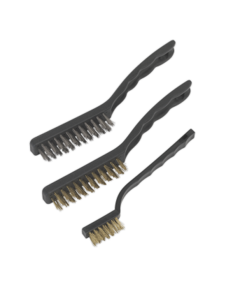 Auto Engineer's Wire Brush Set 3pc