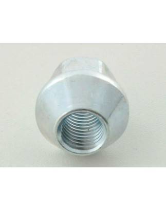 Wheel nuts set (10 pcs.) Length 34mm, conical collar M12x1.5 silver