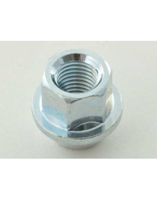 Wheel nuts set (10 pcs.) Length 34mm, conical collar M12x1.5 silver