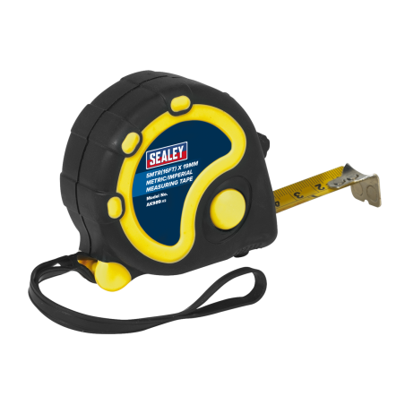 Rubber Tape Measure 5m(16ft) x 19mm - Metric/Imperial