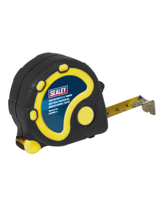 Rubber Tape Measure 5m(16ft) x 19mm - Metric/Imperial