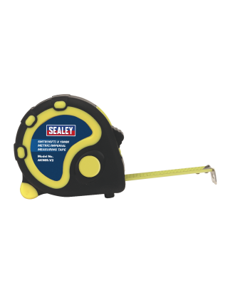 Rubber Tape Measure 5m(16ft) x 19mm Metric/Imperial Display Box of 12