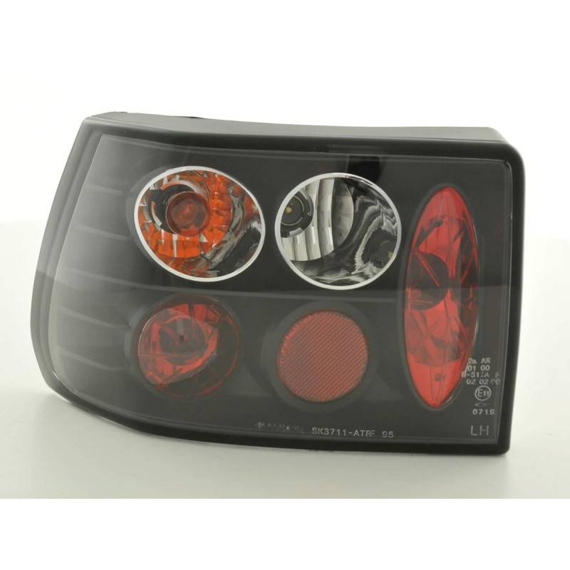 Taillights set Opel Astra F 91-98 black