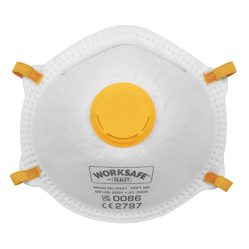 Masque à coupelle à valve Worksafe® FFP1 - Paquet de 10