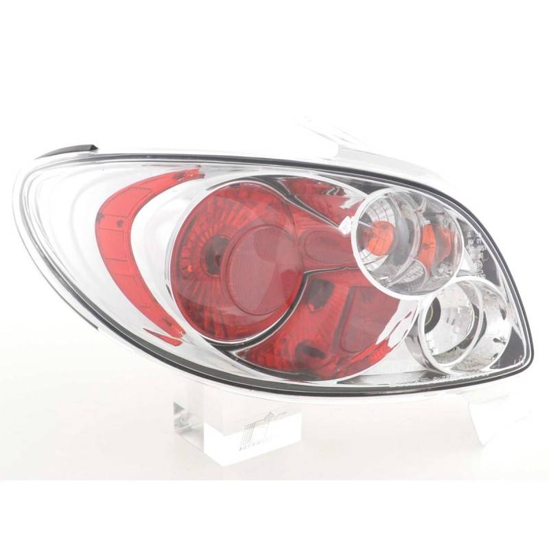 Taillights set Peugeot 206 98 - chrome