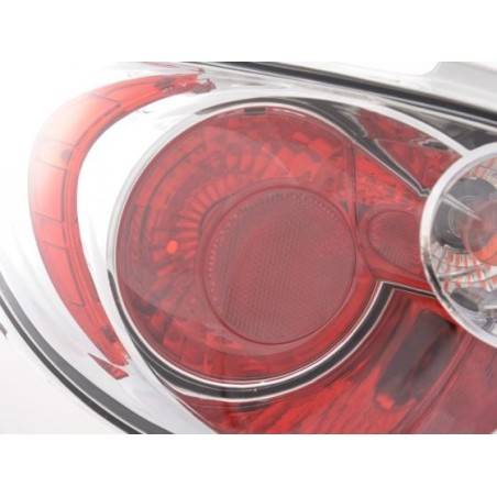 Taillights set Peugeot 206 98 - chrome