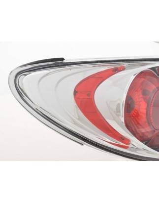 Kit feux arrières Peugeot 206 98 - chrome