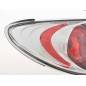 Taillights set Peugeot 206 98 - chrome