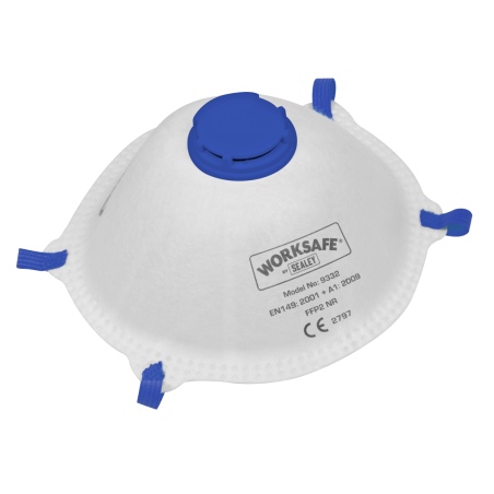 Masque à coupelle à valve Worksafe® FFP2 - Paquet de 10