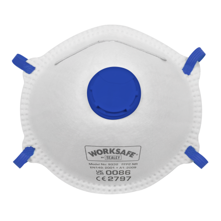 Masque à coupelle à valve Worksafe® FFP2 - Paquet de 10