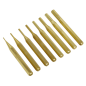 Brass Pin Punch Set 8pc