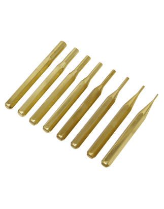 Brass Pin Punch Set 8pc