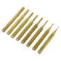 Brass Pin Punch Set 8pc