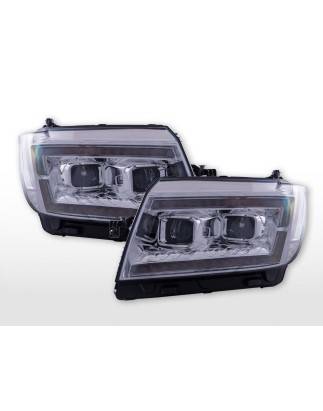 Halogen headlight set VW Crafter from 2017 chrome