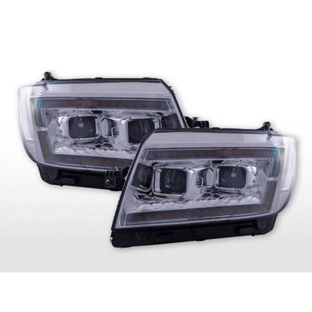 Halogen headlight set VW Crafter from 2017 chrome