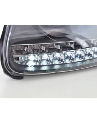 Daylight headlight LED DRL look Porsche Cayenne 03-07 black