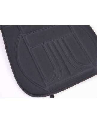 Seat cover with seat heating black