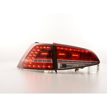 LED taillights set VW Golf 7 from 2012 red / clear