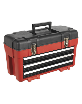 Toolbox 585mm 3 Drawer Portable