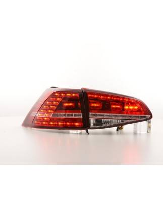 LED taillights set VW Golf 7 from 2012 red / clear