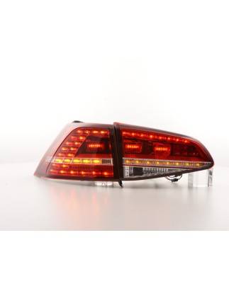 LED taillights set VW Golf 7 from 2012 red / clear