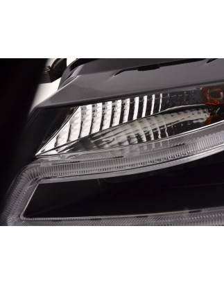 Daylight headlight LED daytime running lights Audi A4 2008-2011 black