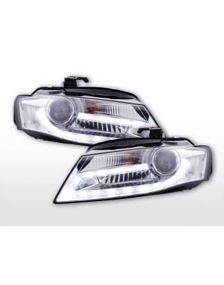 Daylight headlight LED daytime running lights Audi A4 from 2008 chrome