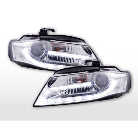 Daylight headlight LED daytime running lights Audi A4 from 2008 chrome